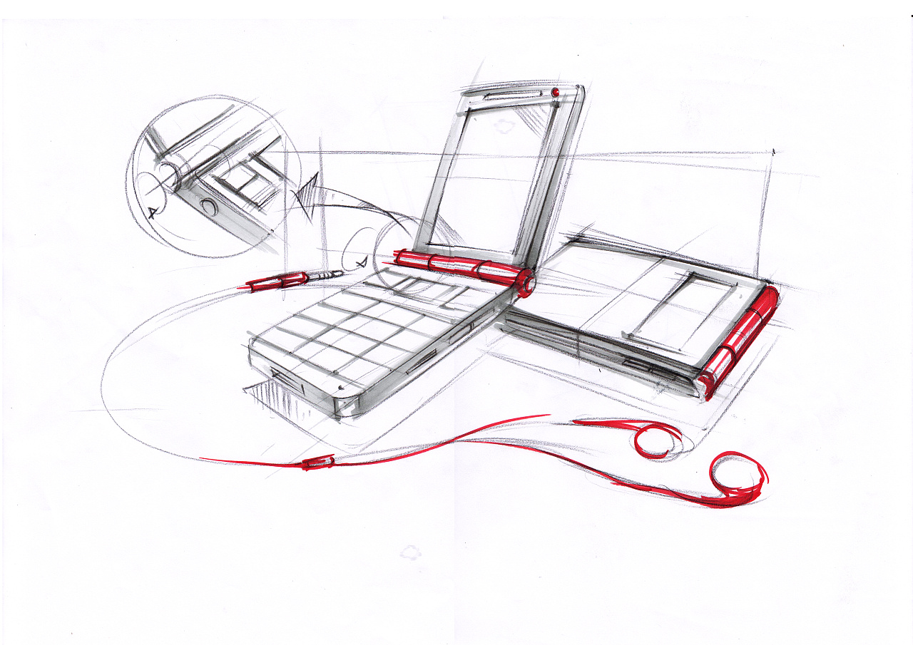 手機產(chǎn)品設(shè)計手繪上色 從概念到視覺呈現(xiàn)的藝術(shù)